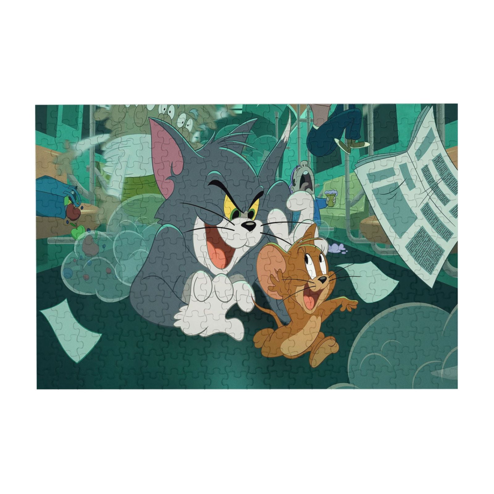 300 Piece Jigsaw Puzzle For Adults & Kids - Tom and Jerry Puzzle For ...
