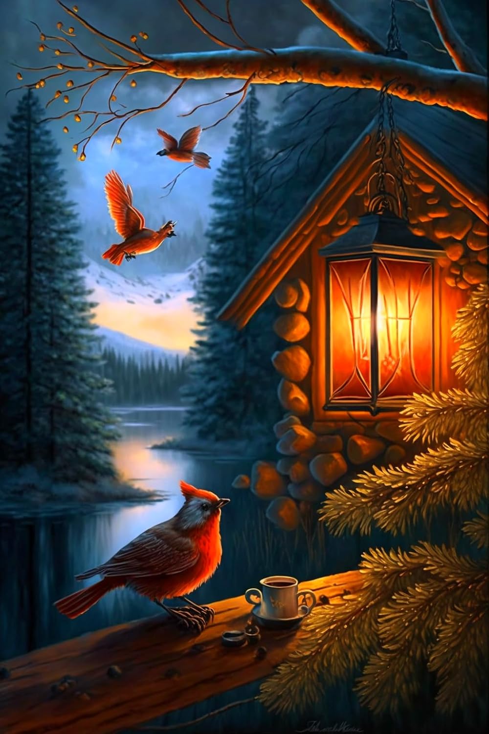 300 Piece Jigsaw Puzzles for Adults,Sunset View Jigsaw Puzzles for