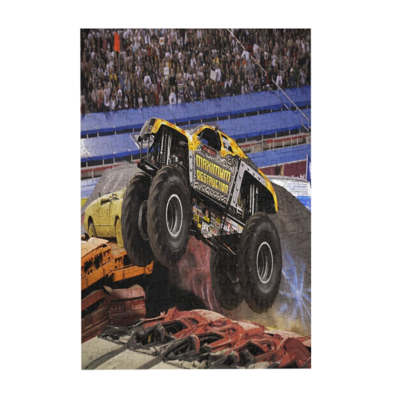 300 Piece Monster Truck Jam Jigsaw Puzzle for Adults Leisure