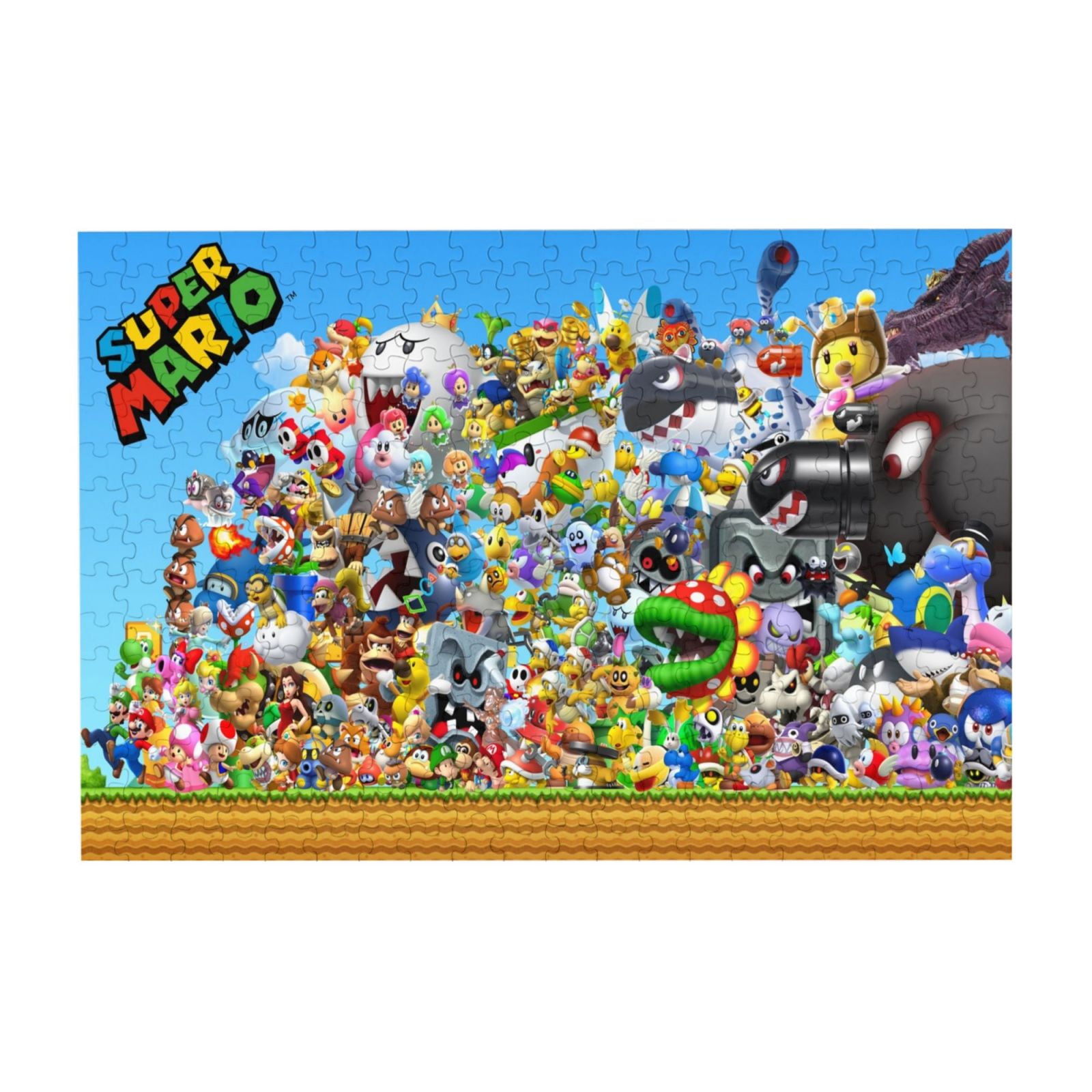 300 Piece Puzzle For Adults - Mario Jigsaw Puzzle For Kids Boys Girls