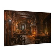 300 Piece Puzzle for Adults and Kids - Medieval Tavern Jigsaw Puzzle - Puzzle for Home Decoration Toys and Games ,15.7"x 11"