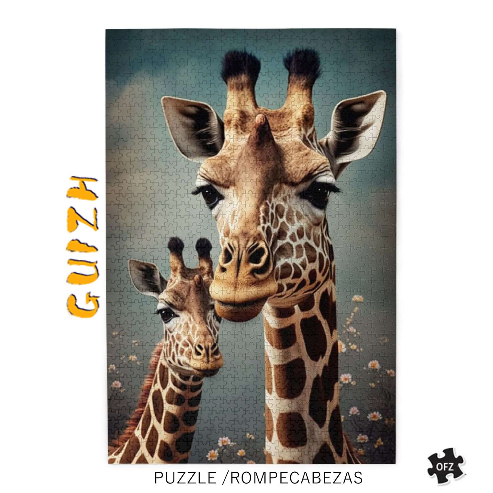 300 Piece Puzzle for Adults and Kids Two Giraffes Jigsaw Puzzle for