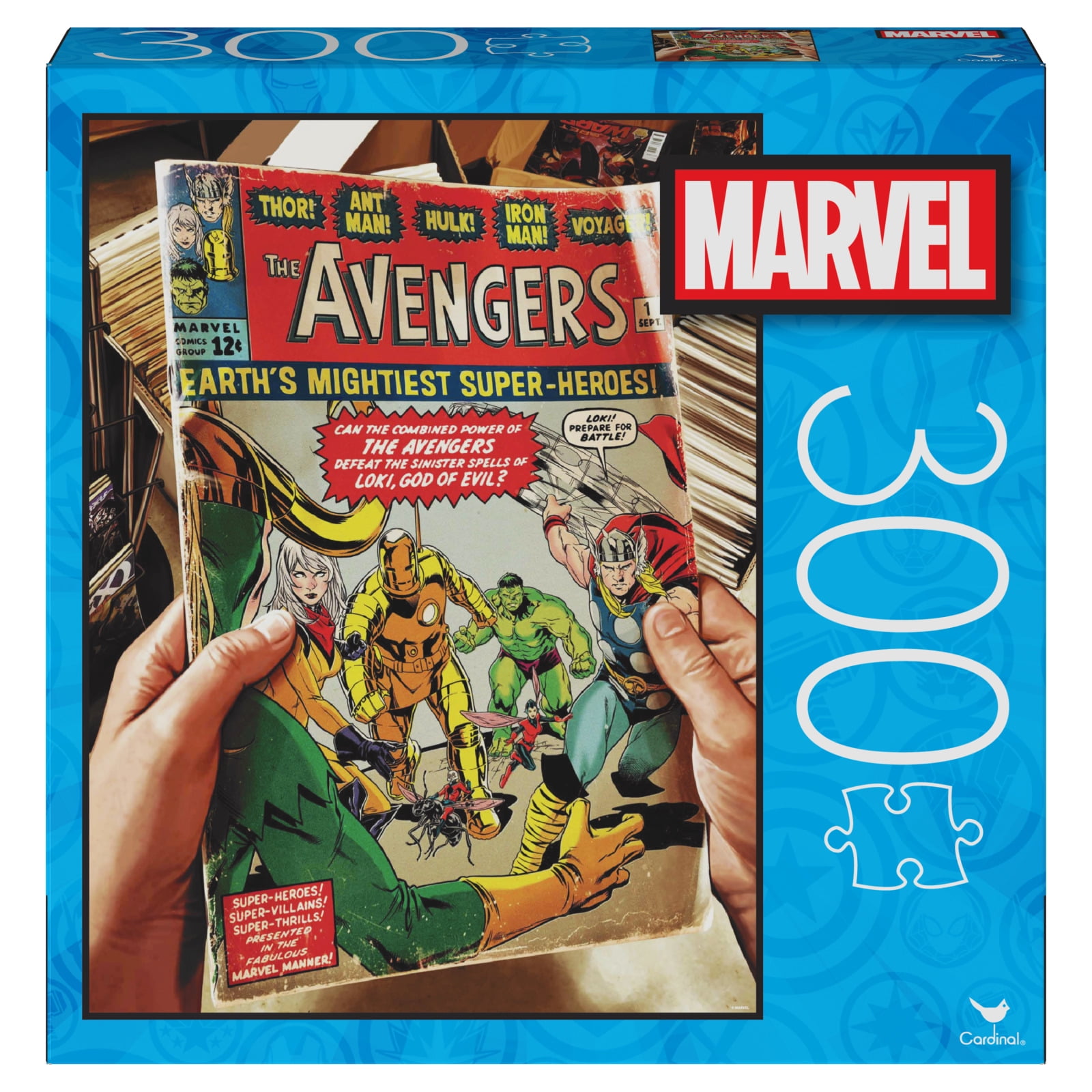 300-Piece Retro Marvel Comics Puzzle, Avengers - Walmart.com