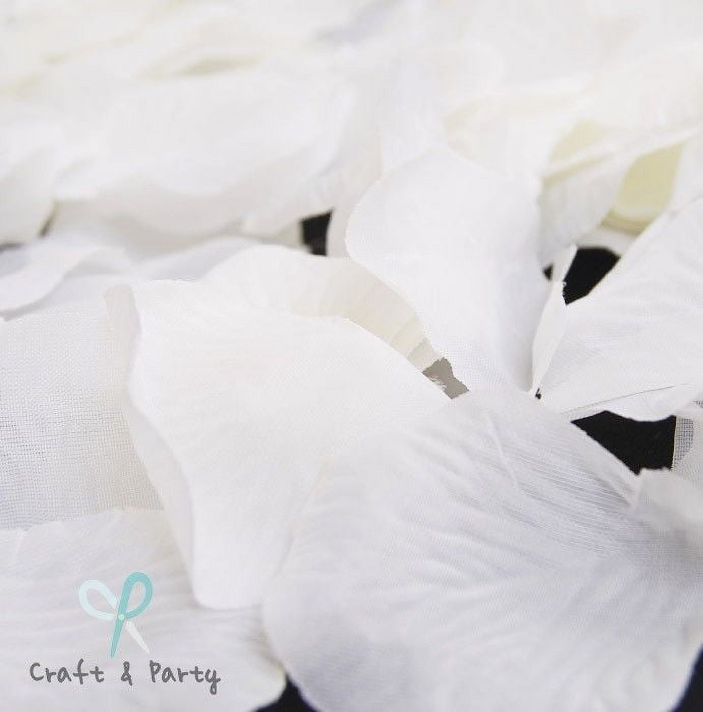 Silk Rose Petals - Black - Bag of 300 pcs