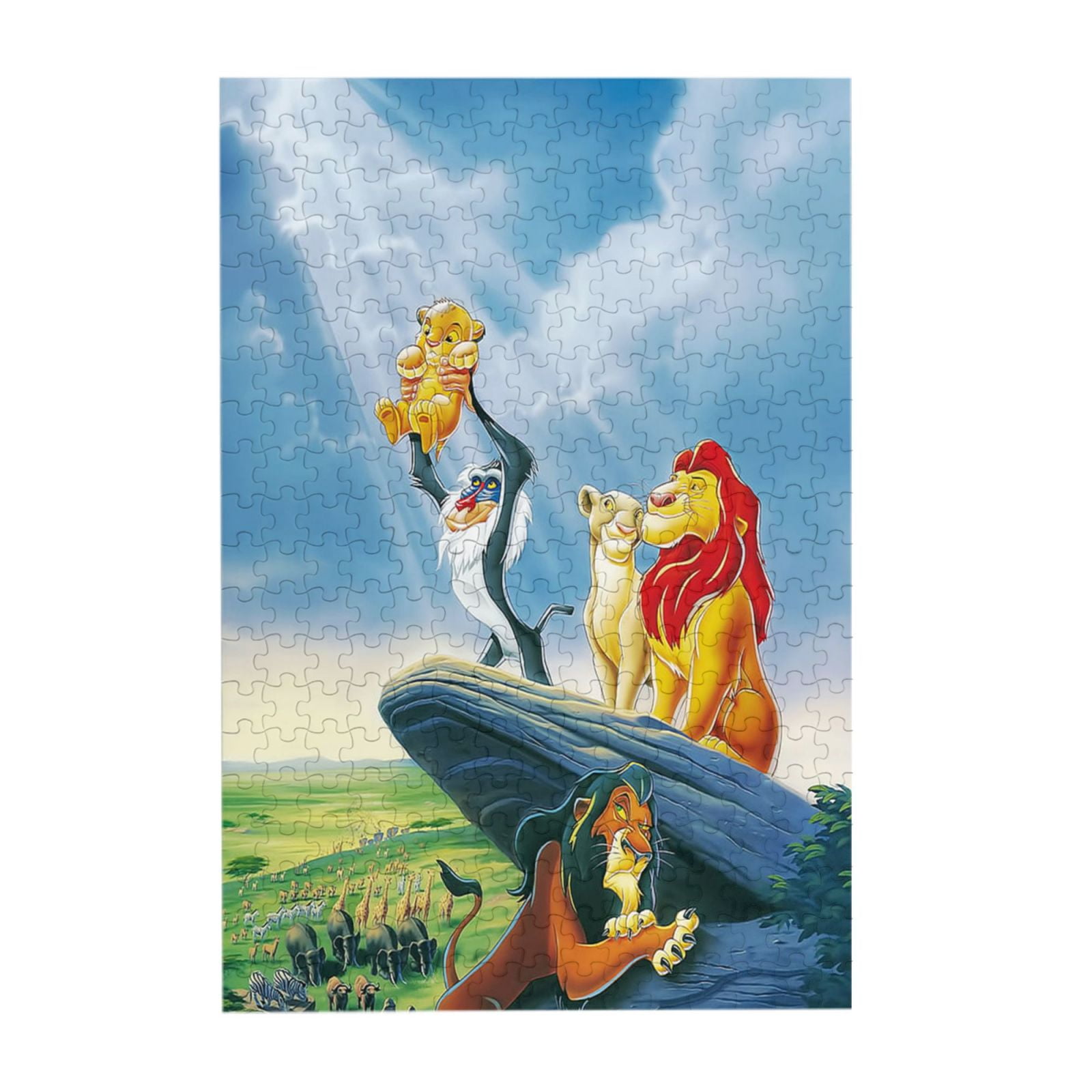 300 Piece Wooden Puzzles Lion Kin Jigsaw Puzzles for Adults Kids ...