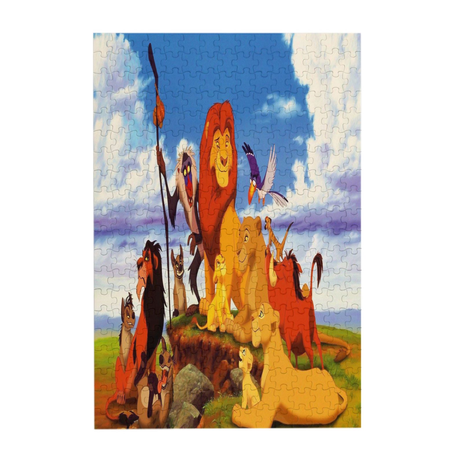 300 Piece Wooden Puzzles Lion Kin Jigsaw Puzzles for Adults Kids ...