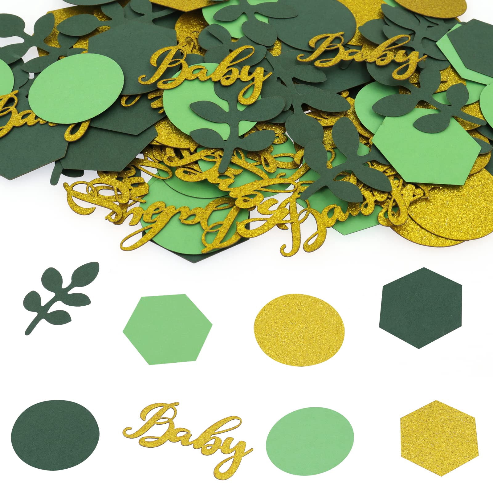 300 Pieces Baby Shower Decorations Confetti Gender Reveal Confetti