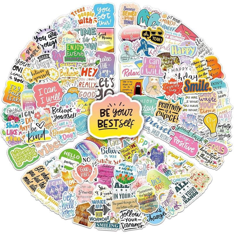 300 Pieces Inspirational Quote Stickers for Teens Students Teachers ...