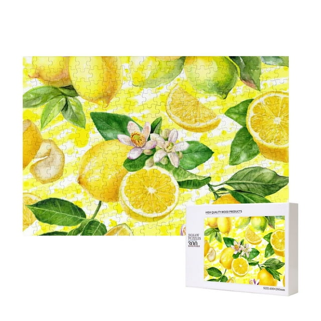 300 Pieces Jigsaw Puzzles Wooden Jigsaw Toy Family Game Wall Decor for