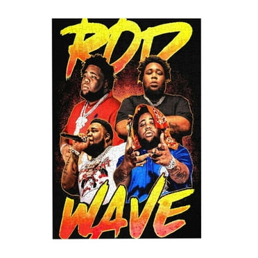 300 Pieces Rod Wave Puzzle for Adults and Teenagers Cartoon Jigsaw Puzzle for Room Decor Wall Decor Art Decor Challenging Gifts for Boys and Girls
