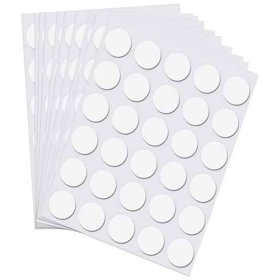 300 Pieces Transparent Double-Sided Adhesive Dots Double-Sided Tape Stickers Round Acrylic No Traces Adhesive Sticker for Craft Adhesive Waxing DIY Art Office Supply (20mm/0.79 Inch)