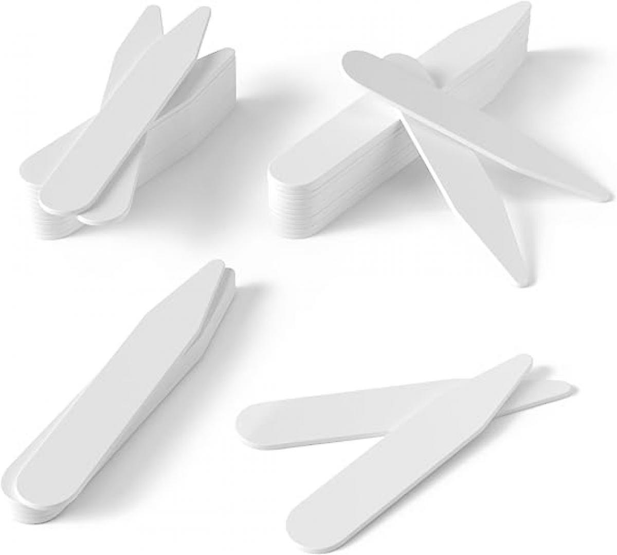 300 Plastic Collar Stays for Men - Men's Collar Stays for Men's Dress ...