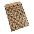 thumbnail image 1 of 300 Qty 5" x 7" Decorative Flat Paper Gift Bags - Damask Pattern on Brown Kraft Bags - for Sales/Treats/Parties Cookies/Gifts - N'icePackaging, 1 of 8