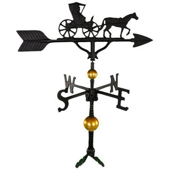 300 Series 32 In. Deluxe Black Country Dr. Weathervane