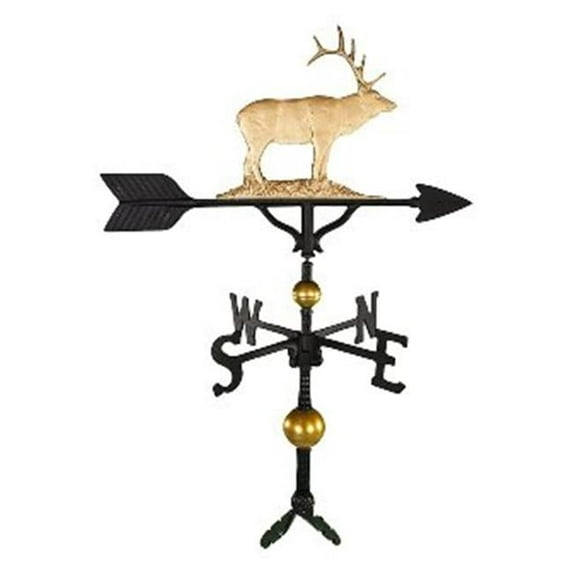 300 Series 32 In. Deluxe Gold Elk Weathervane