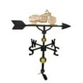 thumbnail image 1 of 300 Series 32 In. Deluxe Gold Motorcycle Weathervane, 1 of 1