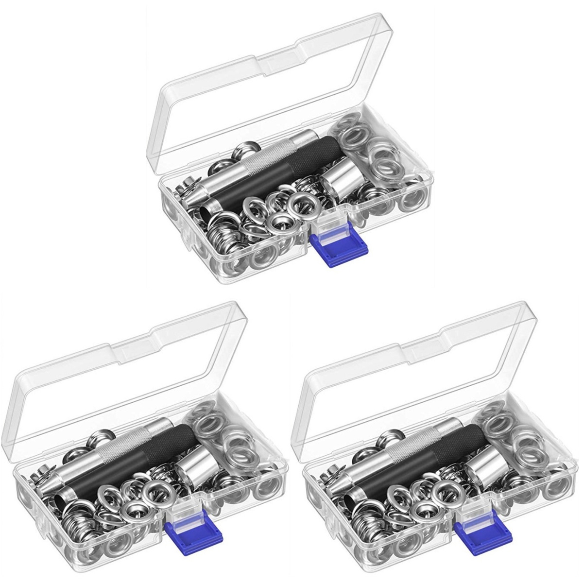 300 Sets Buttons Grommet Repair Kit Eyelet Manual