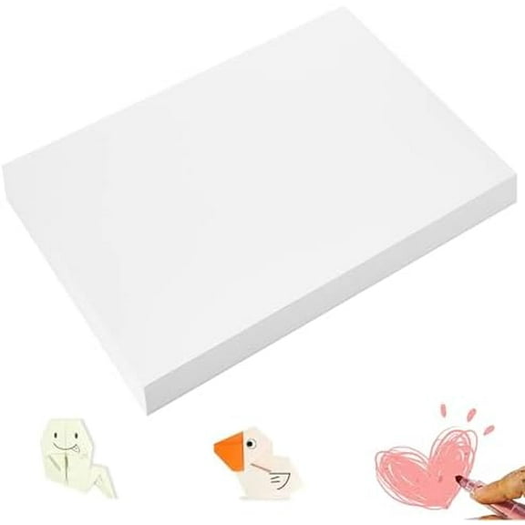 300 Sheets Arts Craft Paper for Drawing 18 x 24 White Construction Paper for Art Project Supplies, Standard Weight$$Art & Craft