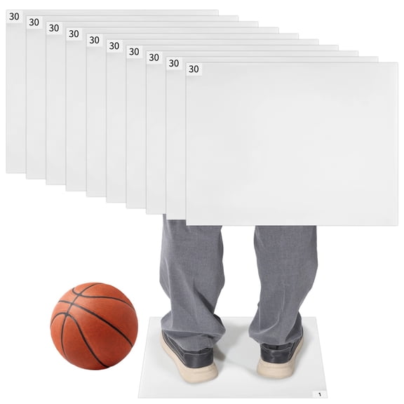 300 Sheets Clear Adhesive Mats, Basketball Sticky Pads for Dust Removal, High Adhesion Courtside Replacement Sheets, Workshop Floor Mat, Enhances Basketball Shoe Grip, Pack of 10