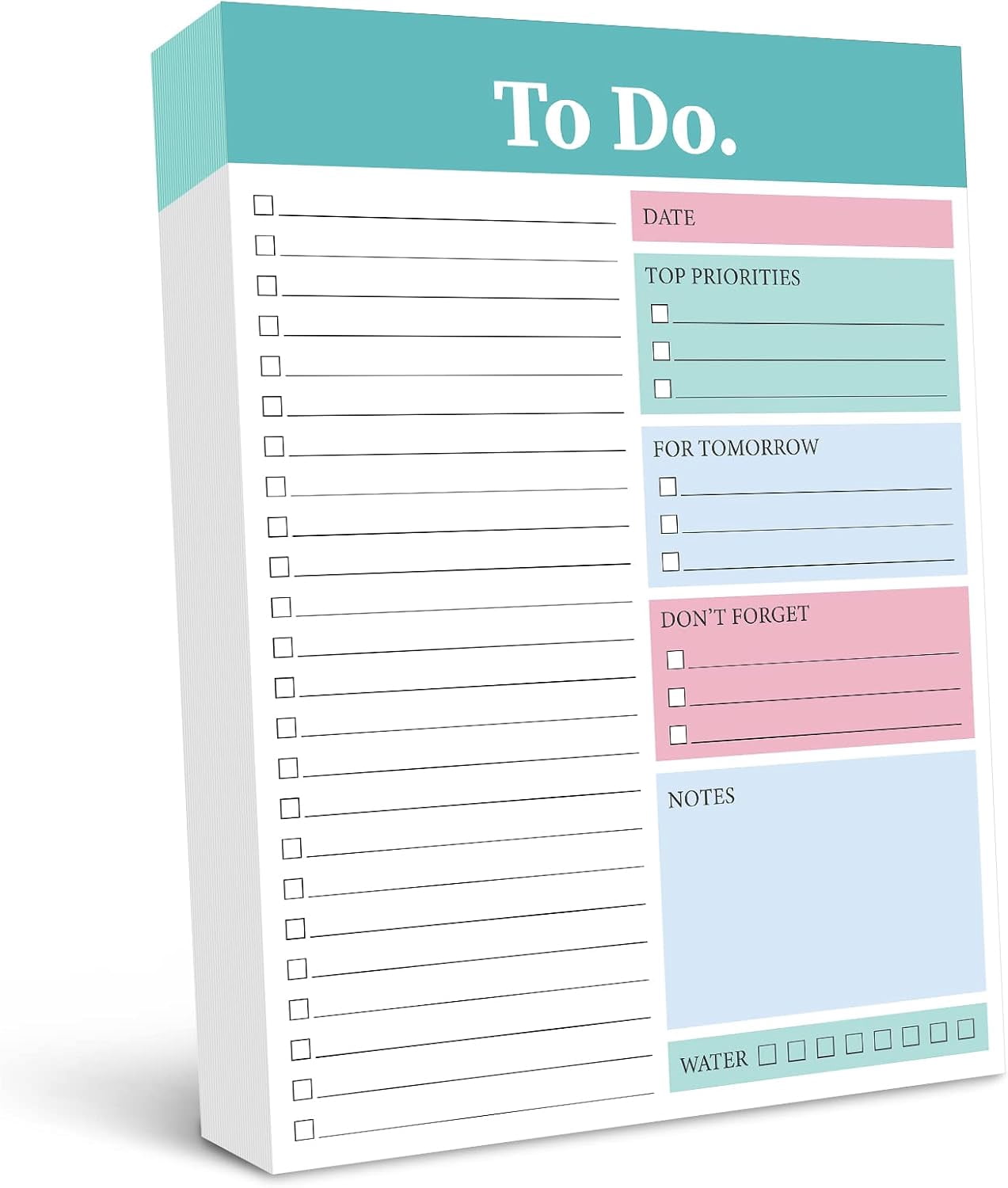 300 Sheets Daily to Do List Notepad Notebook Library Card to Do Planner ...