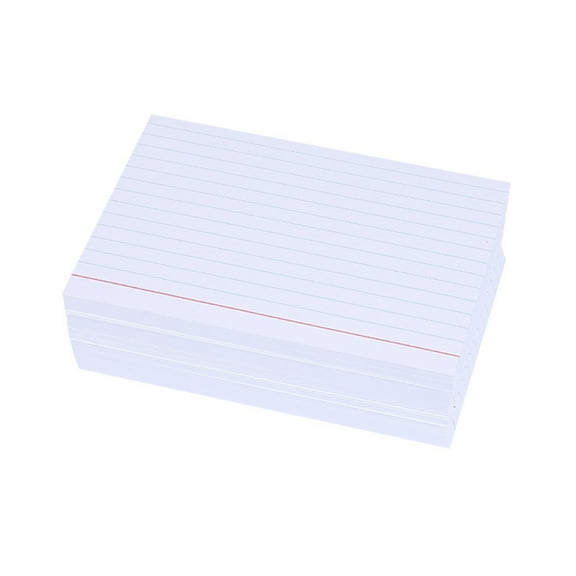 300 Sheets Index Cards Simple Flashcards Lined Flashcards Vocabulary Cards Note Cards for Office Home School Learning