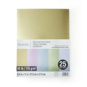 300 Sheets Pastel Foil 8.5" x 11" Cardstock Paper by Recollections - Acid and Lignin Free Paper for Scrapbooks - Arts & Crafts - Bulk Pack