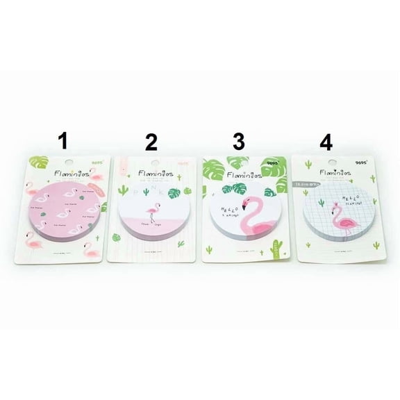 300 Sheets Round Shape Sticky Notes Set Office Stationery | Sticky Notes Pad Pack Of 4