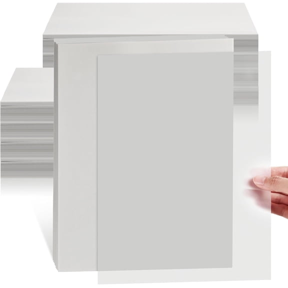 300 Sheets Translucent Vellum Paper 8.5 x 11-93GSM Printable Vellum Paper for Wedding Invitations Cards Printing Sketching Tracing Drawing Lantern Envelope