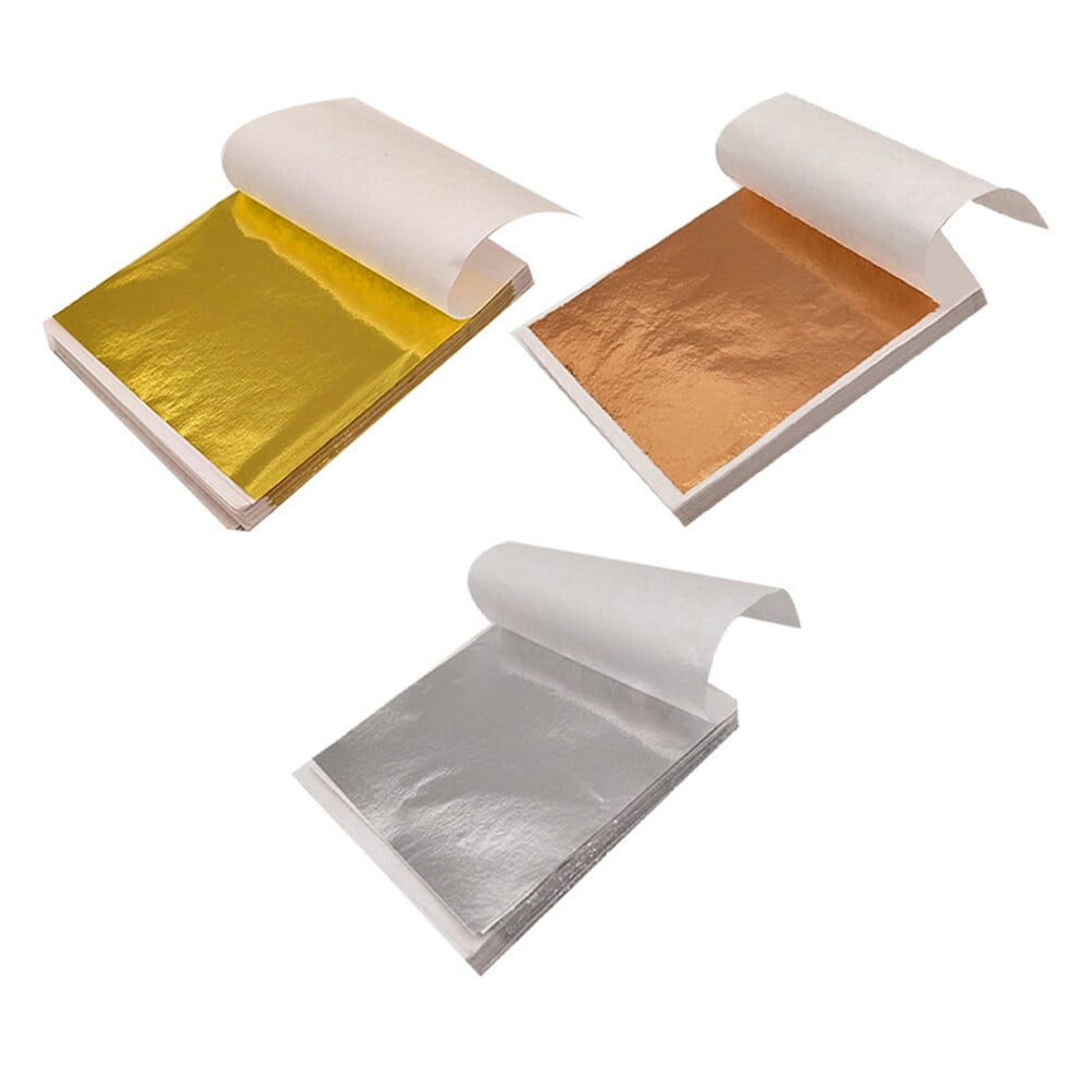 300 Sheets of Gold Leaf for Crafting Art Painting Gold Foil Furniture Gold Leaf Sheets Decor
