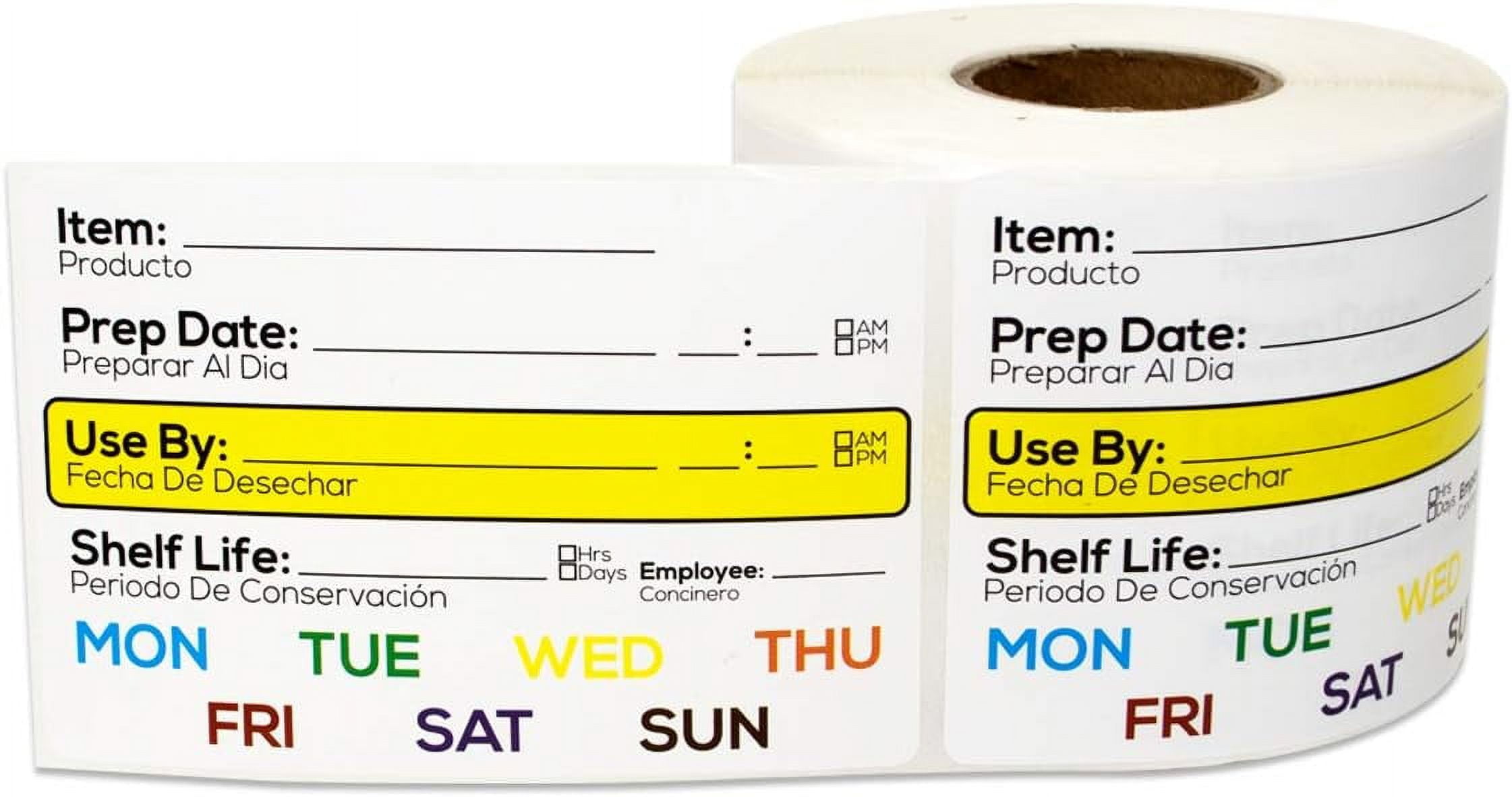 300 Shelf Life Food Rotation Labels, 2