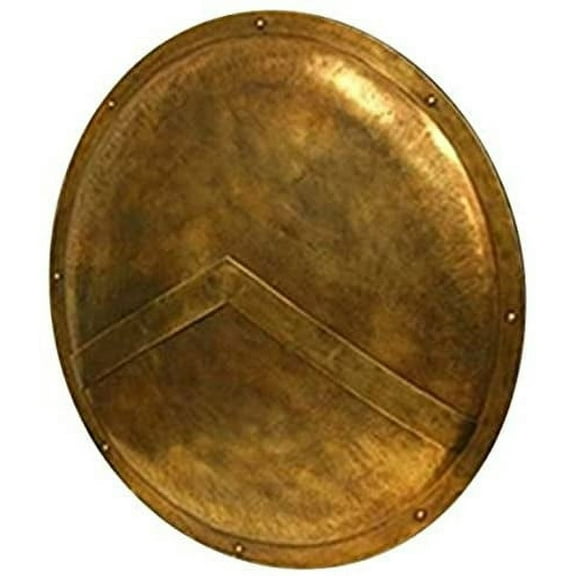 "300" Spartan Shield Full Size Replica 36" - Official Replica - Brass Antiqued