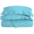 thumbnail image 1 of 300 TC, 100% Combed Cotton, Duvet Cover Set, Full/Queen, Solid, Teal, 1 of 1
