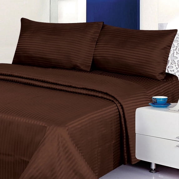 300 TC 100% Cotton Sheet Set - 4pc, Soft & Breathable, Wrinkle-Free, Classic