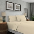 thumbnail image 1 of Purity Home 4-Piece Full Sheet Set 300TC Sateen, Cotton Rayon Blend, Deep Pockets, Ultra-Soft, Eco-Friendly & Durable Ivory, 1 of 8