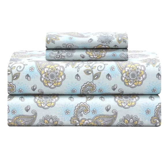 300 THREAD COUNT 100% COTTON PERCALE BED SHEETS SET