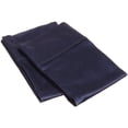 thumbnail image 1 of 300 Thread-Count, 100% Combed Cotton, Pillowcases, King, Solid, Navy Blue, 1 of 1