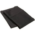 thumbnail image 1 of 300 Thread-Count, 100% Combed Cotton, Pillowcases, Standard, Solid, Black, 1 of 1