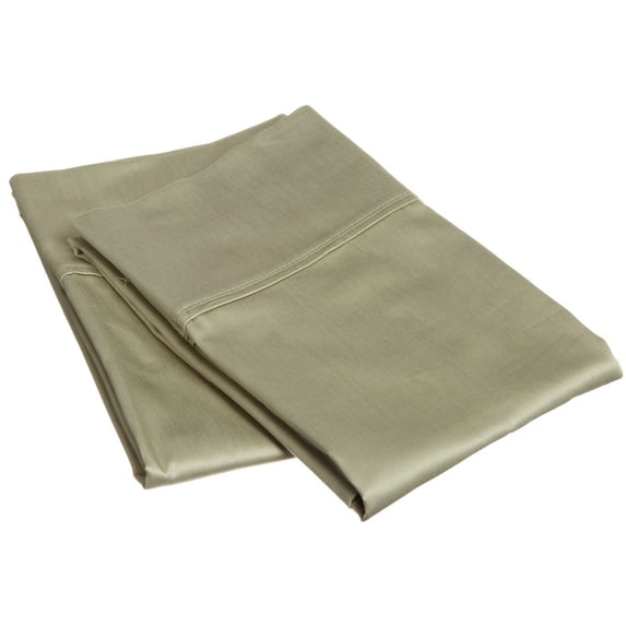 300 Thread-Count, 100% Combed Cotton, Pillowcases, Standard, Solid, Sage