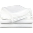 thumbnail image 1 of 300 Thread Count 100% Egyptian Cotton 3-Piece Fitted Sheet ( 1 Fitted Sheet + 2 Pillow Covers) 27 Inches Deep Pocket Size Full XL Color White Solid, 1 of 6