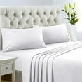 thumbnail image 1 of 300 Thread Count 100% Egyptian Cotton 3-Piece Flat Sheet (1 Flat + 2 Pillow Covers) Size California-King Color White Solid, 1 of 6