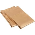 thumbnail image 1 of 300-Thread Count 100% Egyptian Cotton Lightweight Solid Pillowcase Set Beige / Standard, 1 of 3