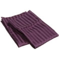 thumbnail image 1 of 300-Thread Count 100% Egyptian Cotton Lightweight Stripes Pillowcase Set Plum / King, 1 of 2