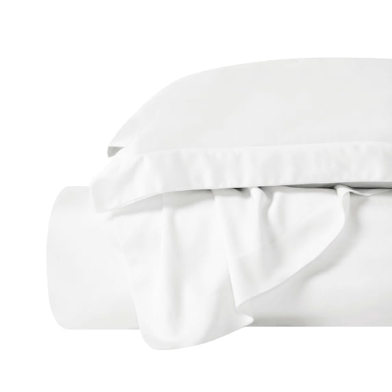 Superior 300 Thread Count Pillowcase Set, King/ Cal King, White