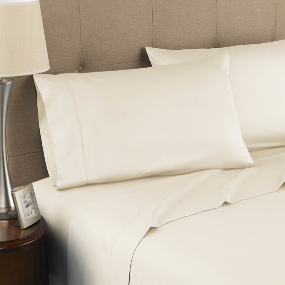 300 Thread Count Certified Organic Cotton King Ivory Sheet Set