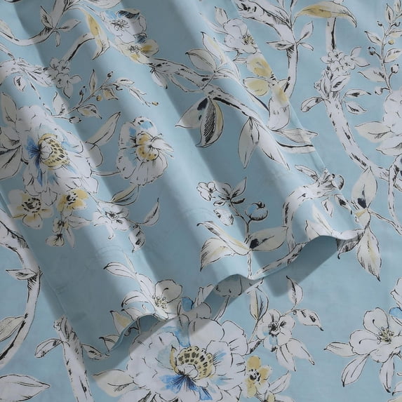 Colmar Printed 300 TC Cotton Sateen Extra Deep Pocket Sheet Set