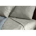 thumbnail image 1 of 300 Thread Count Damask 55% Cotton 45% Polyester 6-Piece King Sheet Set, Grey, 1 of 1