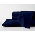 thumbnail image 1 of 300-Thread Count Egyptian Cotton Full XL Size Navy Blue Color Sheet Set- 12 inch Deep Pockets, 1 of 7