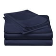 thumbnail image 1 of 300 Thread Count Egyptian Cotton Solid Deep Pocket Sheet and Pillow case Set by Impressions, Twin, 1 of 7
