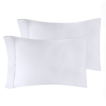 Superior Egyptian Cotton 300 Thread Count Pillowcases, Set of 2, Standard, White