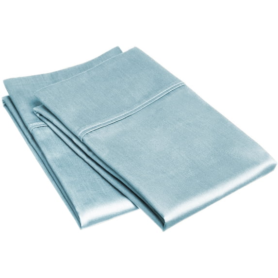 300 Thread Count Egyptian Cotton Solid Pillowcase Set by Impressions, Standard